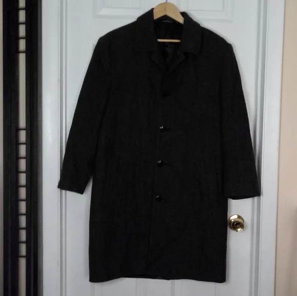 London Fog Coventry Wool-Blend Overcoat - Picture 4 of 14